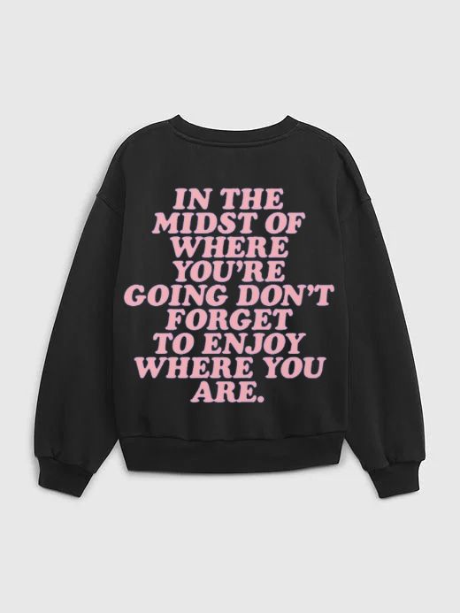 Enjoy Where You Are Now